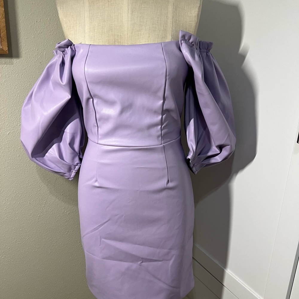 Collective the label off shoulder dress.